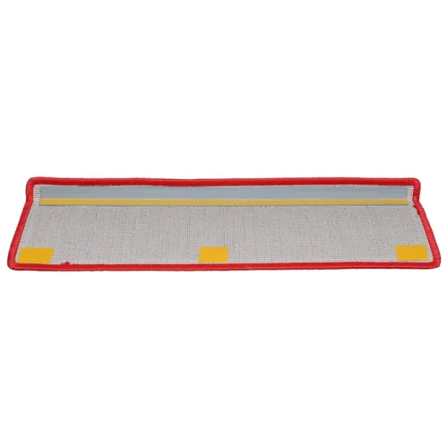 Prostirke za stepenice 10 kom 65x21x4 cm crvene pravokutne rubove - Crvena 65 x 21 x 4 cm 10 Cijena