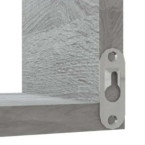 Kutna zidna polica hrast sonoma 40x40x50 cm konstruirano drvo - Sivi hrast sonoma 1 Cijena