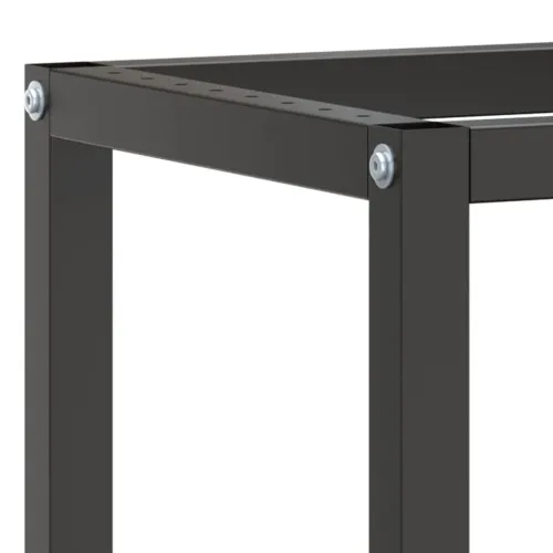 Okvir za radni stol mat crni i mat crveni 210x50x79 cm metalni - 210 x 50 x 79 cm s 1 šipkom Cijena