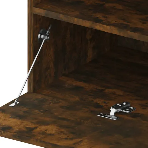TV ormarić s LED svjetlima 2 kom boja hrasta 75 x 35 x 40 cm - Dimljeni hrast 2 75 cm Dimljeni hrast Cijena