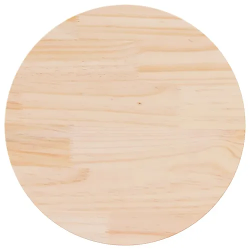 Ploča za stol Ø 50 x 2,5 cm od masivne borovine - Prirodna Ø 50 x 2.5 cm Cijena