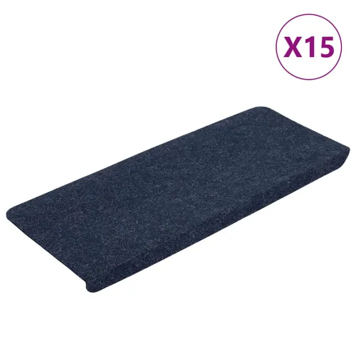 Ljepljivi tepisi za stepenice 15 kom 65x24,5x3,5 cm plavi - Plava 65 x 24.5 x 3.5 cm 15 Plava Cijena