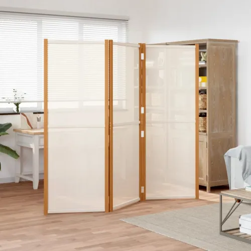 Paravan - Sobna pregrada s 3 panela krem bijela 210 x 180 cm - Krem bijela 210 x 180 cm 1 Krem bijela Cijena