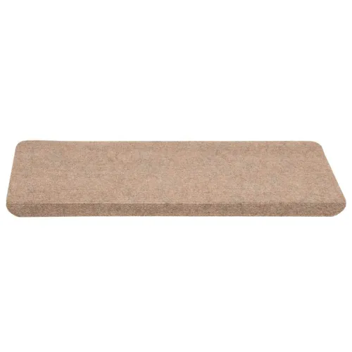 Ljepljivi tepisi za stepenice 15 kom 65x24,5x3,5 cm bež - Bež 65 x 24.5 x 3.5 cm 15 Cijena