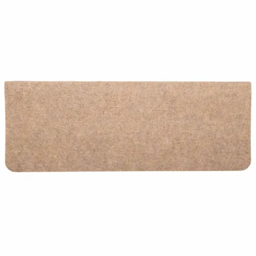 Ljepljivi tepisi za stepenice 15 kom 65x24,5x3,5 cm bež - Bež 65 x 24.5 x 3.5 cm 15 Cijena