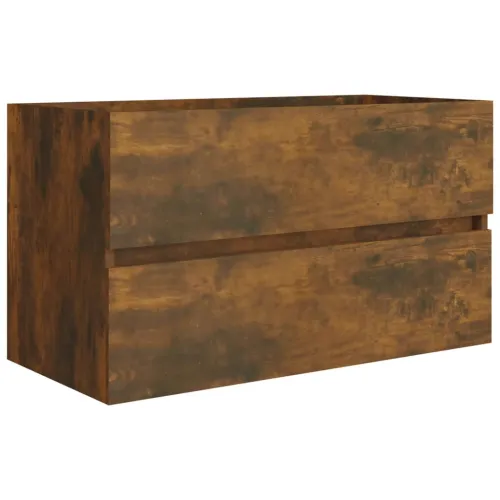 Ormarić za Lavabo - Umivaonik boja dimljenog hrasta 40x35x62,5 cm drveni - Dimljeni hrast 80 x 38.5 x 45 cm 1 1 Cijena