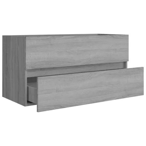 Ormarić za Lavabo - Umivaonik boja hrasta sonome 90x38,5x45 cm drveni - Sivi hrast sonoma 90 x 38.5 x 45 cm Cijena