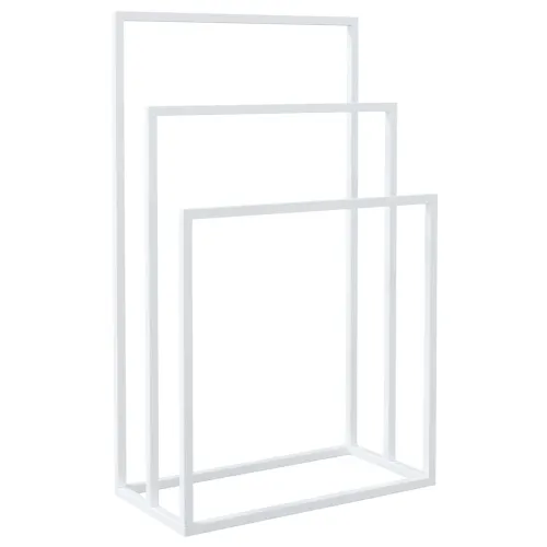 Samostojeći stalak za ručnike bijeli 48 x 24 x 79 cm željezni - Bijela 48 x 24 x 79 cm Bijela 48 x 24 x 79 cm Cijena