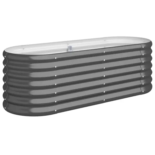 Povišena gredica - Vrtna gredica od pocinčanog čelika 114 x 40 x 36 cm antracit - Antracit 114 x 40 x 36 cm Cijena