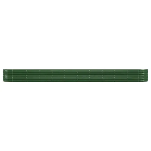 Povišena gredica - Vrtna gredica od pocinčanog čelika 440x80x36 cm zelena - Zelena 440 x 80 x 36 cm 1 Zelena Cijena