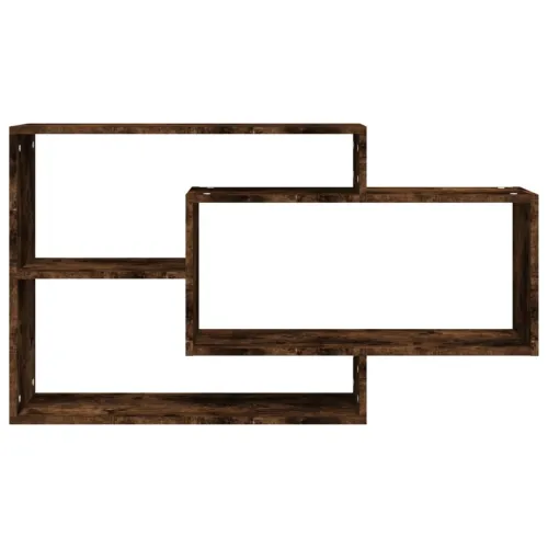 Zidna polica boja hrasta 104 x 20 x 58,5 cm konstruirano drvo - Dimljeni hrast Cijena