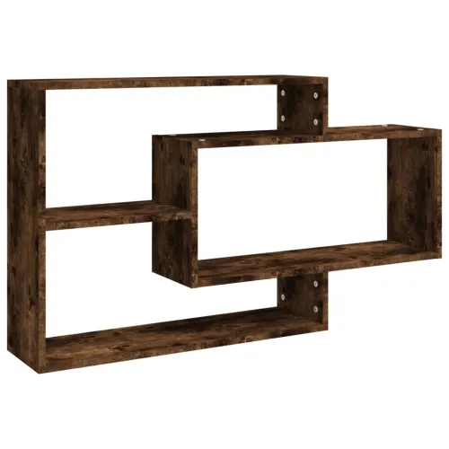 Zidna polica boja hrasta 104 x 20 x 58,5 cm konstruirano drvo - Dimljeni hrast Cijena