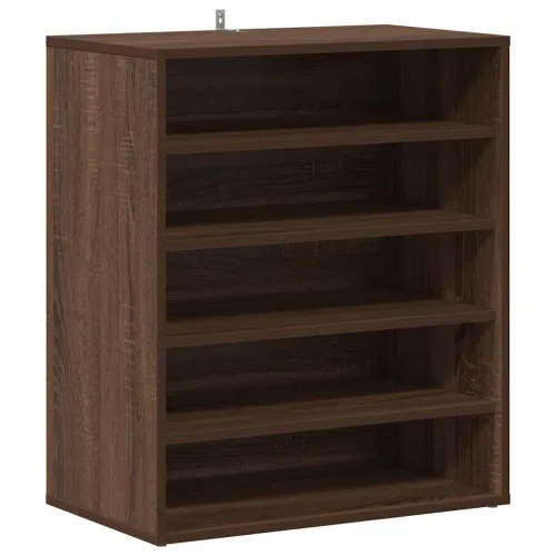 Ormarić za cipele boja hrasta 60 x 35 x 70 cm konstruirano drvo - Smeđi hrast 60 x 35 x 70 cm shoe cabinet without door Cijena