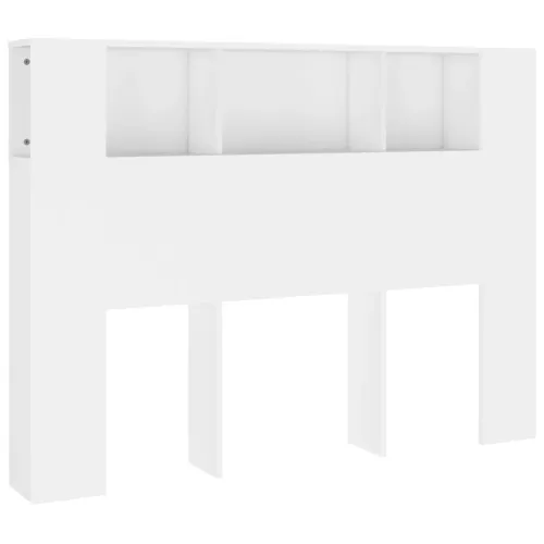Uzglavlje s ormarićem bijelo 140 x 18,5 x 104,5 cm - Bijela 140 cm 1 Cijena