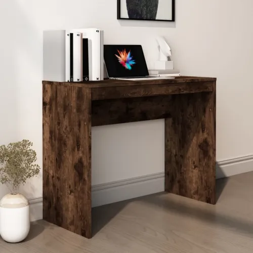 Radni stol boja dimljenog hrasta 90x40x72 cm konstruirano drvo - Dimljeni hrast Dimljeni hrast Cijena