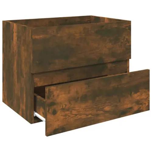 Ormarić za Lavabo - Umivaonik boja dimljenog hrasta 60x38,5x45 cm drveni - Dimljeni hrast 60 x 38.5 x 45 cm Cijena