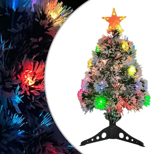 Umjetno božićno drvce bijelo-plavo 64 cm optička vlakna - Bijela i plava 64 cm Cijena
