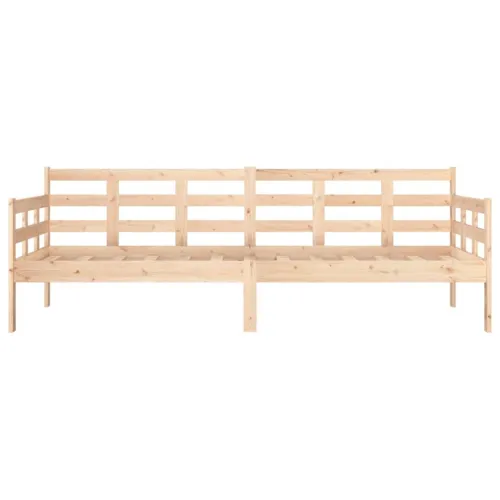 Dnevni ležaj od masivne borovine 80 x 200 cm - Prirodna 80 x 200 cm Cijena