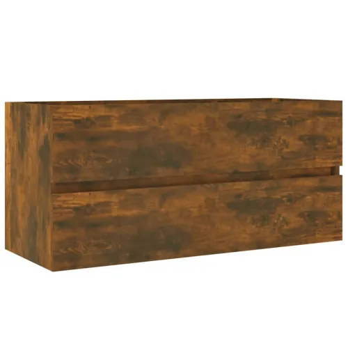 Ormarić za Lavabo - Umivaonik boja dimljenog hrasta 100x38,5x45cm drveni - Dimljeni hrast 100 x 38.5 x 45 cm Cijena