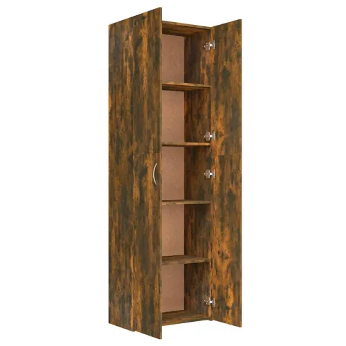 Uredski ormarić boja hrasta 60x32x190 cm od konstruiranog drva - Dimljeni hrast 60 x 32 x 190 cm 1 Cijena