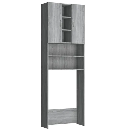Ormarić za perilicu rublja boja hrasta sonome 64x25,5x190 cm - Sivi hrast sonoma 1 Sivi hrast sonoma Cijena