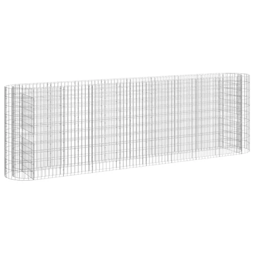 Gabionska povišena gredica od pocinčanog željeza 330x50x100 cm - 330 x 50 x 100 cm Cijena