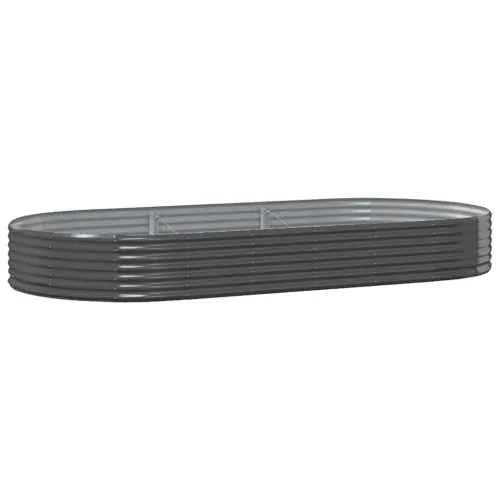 Vrtna povišena gredica pocinčani čelik 296x140x36 cm antracit - Antracit 296 x 140 x 36 cm 1 Antracit Cijena