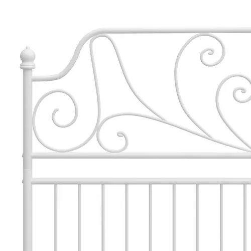 Okvir za krevet bijeli metalni 140 x 200 cm - Bijela 140 x 200 cm Cijena