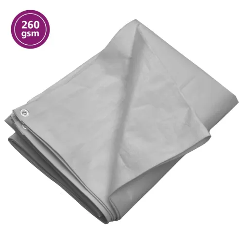 Cerada 260 g/m² 4 x 6 m siva HDPE - Siva 4 x 6 m 1 260 gsm Cijena