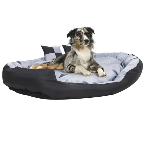 Dvostrani perivi jastuk za pse sivo-crni 150 x 120 x 25 cm - Siva i crna 150 x 120 x 25 cm Siva i crna 150 x 120 x 25 cm Cijena