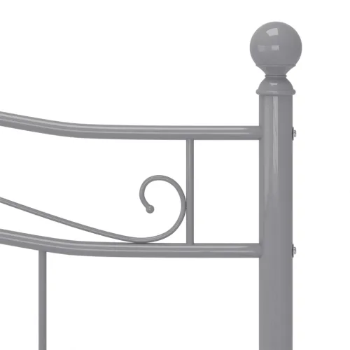 Okvir za krevet sivi metalni 160 x 200 cm - Siva 160 x 200 cm Cijena