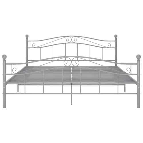 Okvir za krevet sivi metalni 160 x 200 cm - Siva 160 x 200 cm Cijena