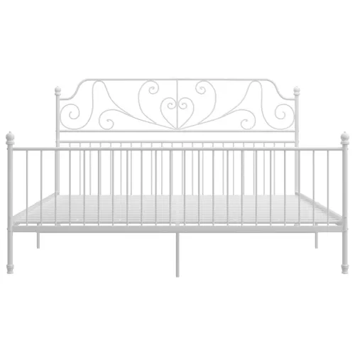 Okvir za krevet bijeli metalni 180 x 200 cm - Bijela 180 x 200 cm Cijena