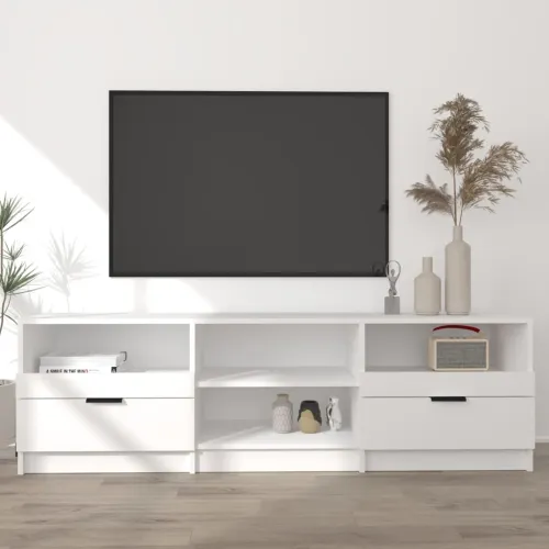 TV ormarić bijeli 150x33,5x45 cm od konstruiranog drva Cijena