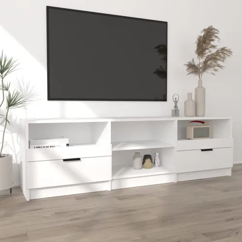 TV ormarić bijeli 150x33,5x45 cm od konstruiranog drva Cijena