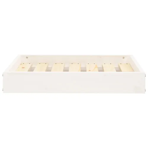 Krevet za pse bijeli 61,5x49x9 cm od masivne borovine - Bijela 61.5 x 49 x 9 cm Cijena