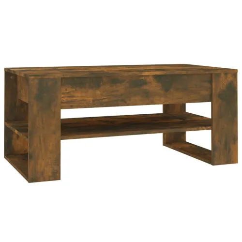 Stolić za kavu boja hrasta 102x55x45 cm konstruirano drvo - Dimljeni hrast 1 Dimljeni hrast Cijena