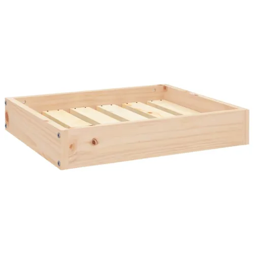Krevet za pse 51,5 x 44 x 9 cm od masivne borovine - Prirodna 51.5 x 44 x 9 cm Cijena