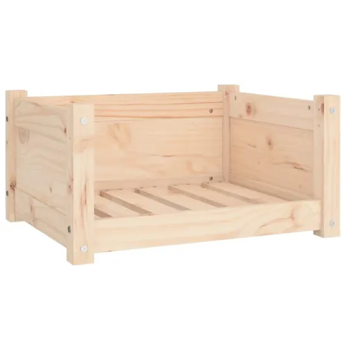 Krevet za pse 55,5x45,5x28 cm Masivni borov drvo - Prirodna 55.5 x 45.5 x 28 cm Cijena