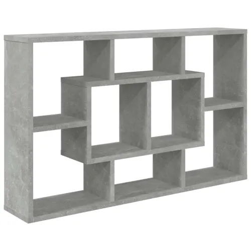 Zidna polica siva boja betona 85x16x52,5 cm konstruirano drvo - Beton siva 1 1 Beton siva Cijena