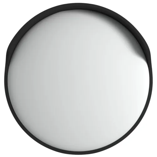 Vanjsko konveksno prometno ogledalo crno Ø60 cm polikarbonat - Crna Ø 60 cm 1 Crna Cijena