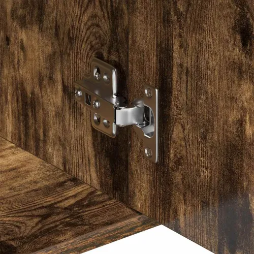 Komoda boja dimljenog hrasta 88x30x70 cm od konstruiranog drva - Dimljeni hrast Cijena