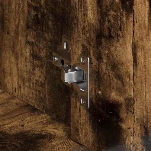 Komoda boja dimljenog hrasta 88x30x70 cm od konstruiranog drva - Dimljeni hrast Cijena