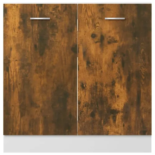 Ormarić za sudoper “Lyon” Dimljeni hrast 80x46x81,5 cm Konstruirano drvo - Dimljeni hrast 1 1 x donji ormarić (2 vrata) 80 cm 1 Cijena