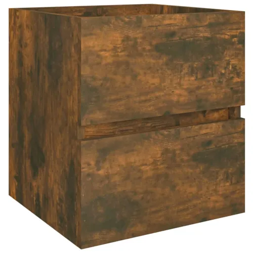 Ormarić za Lavabo - Umivaonik boja dimljenog hrasta 41x38,5x45 cm drveni - Dimljeni hrast 41 x 38.5 x 45 cm Cijena