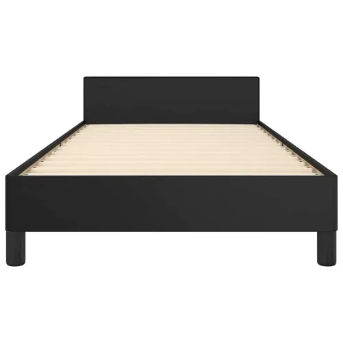 Okvir za krevet s uzglavljem bez madraca crni 80x200 cm - Crna 80 x 200 cm Cijena