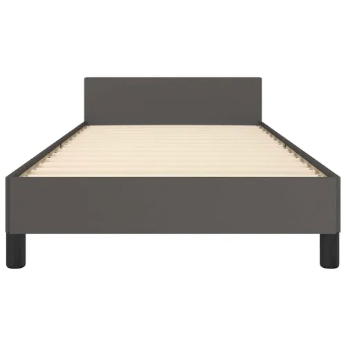 Okvir za krevet s uzglavljem bez madraca sivi 80x200 cm - Siva 80 x 200 cm Cijena