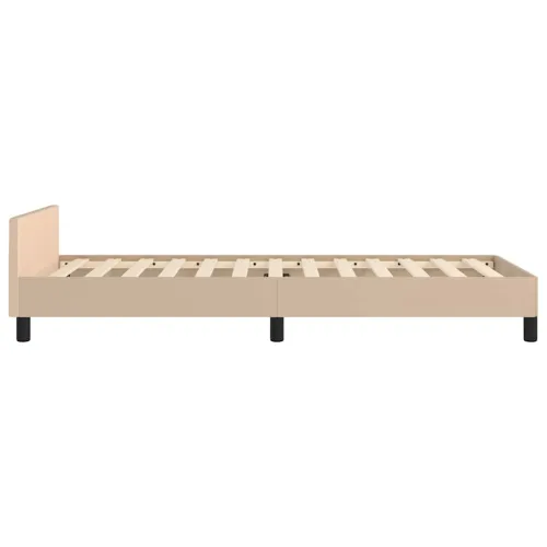 Okvir za krevet s uzglavljem bez madraca cappuccina 80x200 cm - Boja cappuccina 80 x 200 cm Cijena