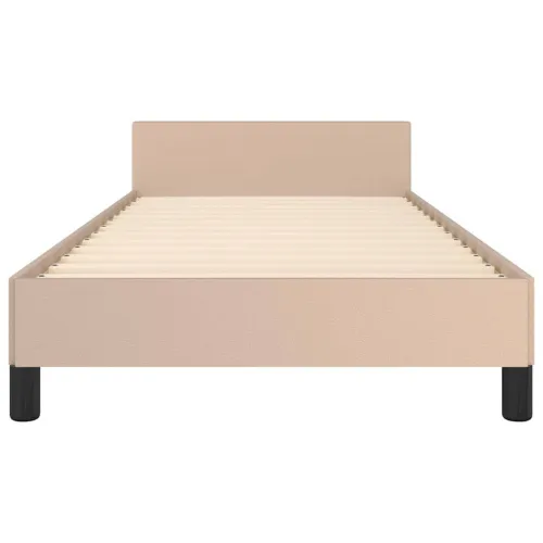 Okvir za krevet s uzglavljem bez madraca cappuccina 80x200 cm - Boja cappuccina 80 x 200 cm Cijena