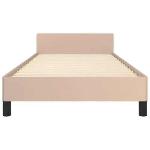 Okvir za krevet s uzglavljem bez madraca cappuccina 90x190 cm - Boja cappuccina 90 x 190 cm Cijena